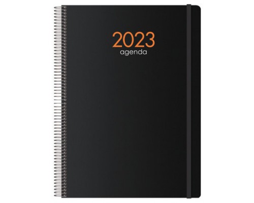 AGENDA 2025 SYNCRO DÍA PÁGINA 21 X 29 CM NEGRO DOHE 11617 - 25 (Espera 4 dias)